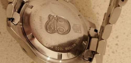 ### Reduced again - Tag Heuer Gents size Aquaracer watch preloved Model WAF1111 with extra links ###