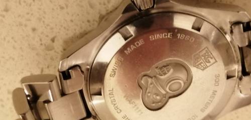 ### Reduced again - Tag Heuer Gents size Aquaracer watch preloved Model WAF1111 with extra links ###