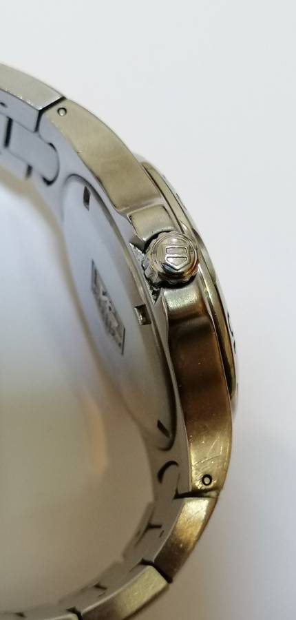 ### Tag Heuer - Kirium - Model WL111G-0 Grey Dial brushed steel Swiss made Gents watch pre owned ###