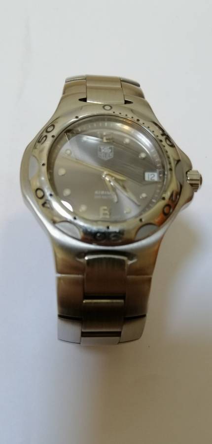 ### Tag Heuer - Kirium - Model WL111G-0 Grey Dial brushed steel Swiss made Gents watch pre owned ###