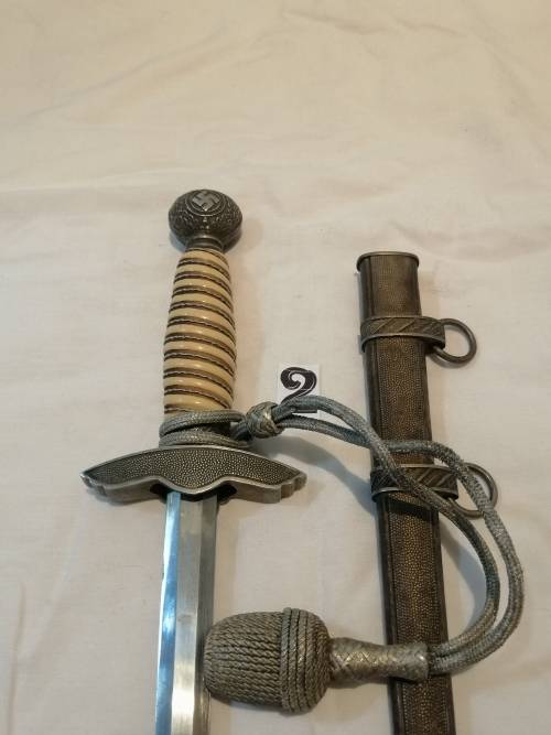 ### German Luftwaffe 2nd type Dagger with Portepee B ###