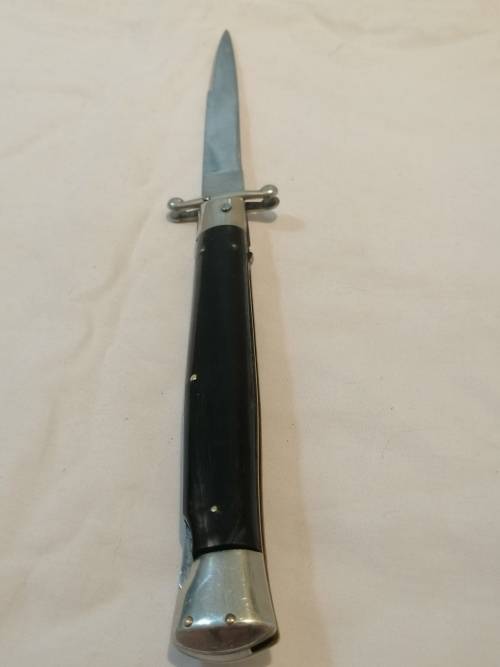 ### Reduced 1970`s era Italian Stilleto/Switch Blade Inoxid Patent Made in Italy - bone handle ####