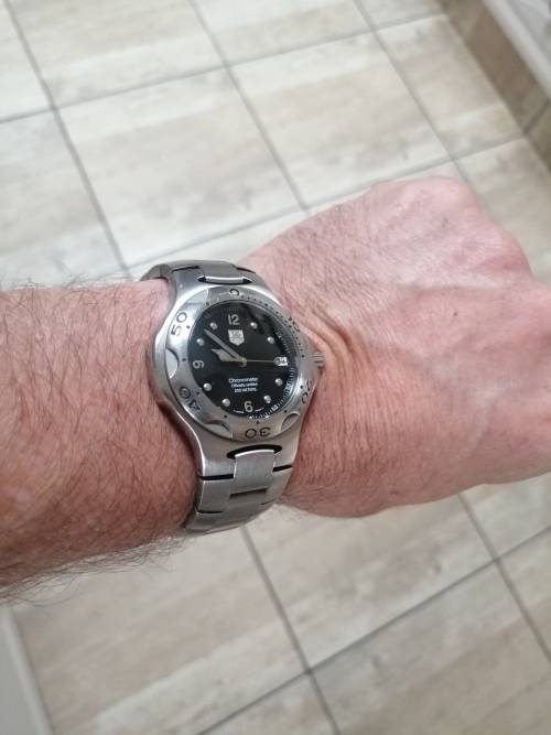 ### Automatic Tag Heuer Kirium Model WL5111 Black Dial Swiss made medium fit ###