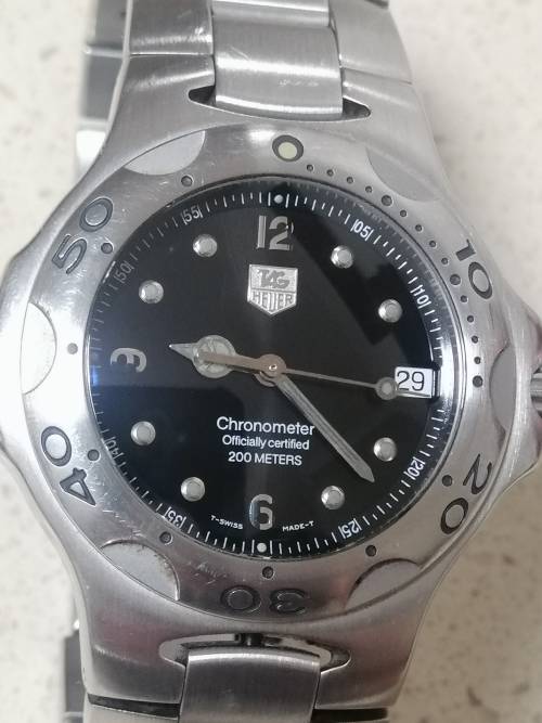 ### Automatic Tag Heuer Kirium Model WL5111 Black Dial Swiss made medium fit ###