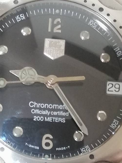 ### Automatic Tag Heuer Kirium Model WL5111 Black Dial Swiss made medium fit ###