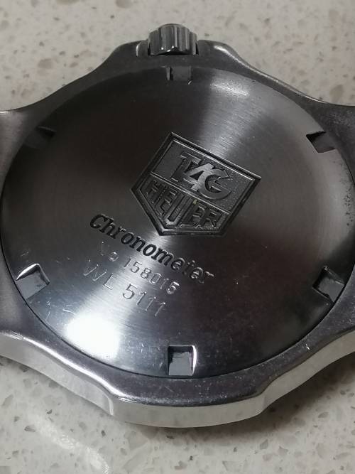 ### Automatic Tag Heuer Kirium Model WL5111 Black Dial Swiss made medium fit ###