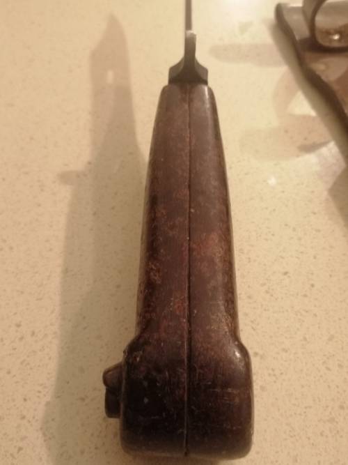 ### Reduced!! - Possibly Romanian AK 47 bayonet with frog and Scabbard ###