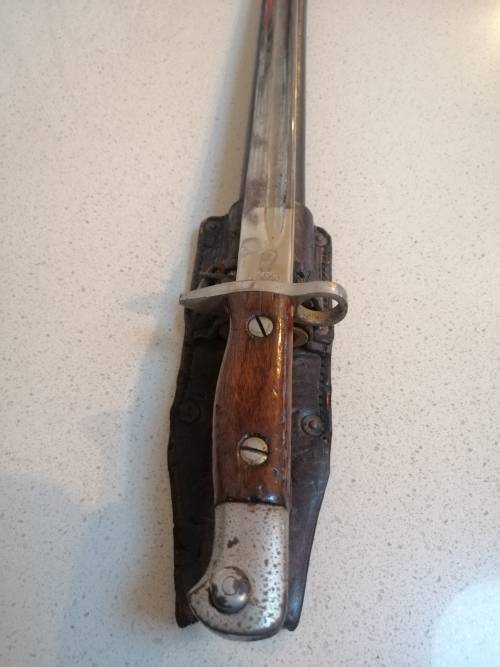 # R1 No Reserve 1907 Pattern Lee Enfield Bayonet EDF 1910 inc Frog #