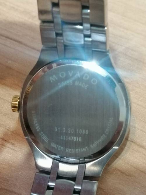 ### Swiss perfection Movado Ladies watch, box, pamphlets and 4 extra links, working 100% ###