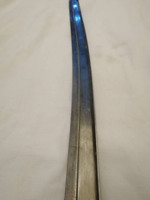 ### Reduced Yataghan Sword Bayonet without Scabbard in excellent condition, not much wear at all ###