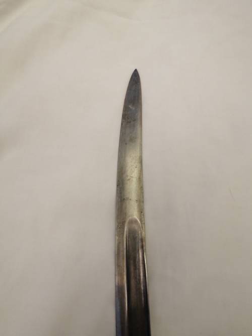 ### Reduced Yataghan Sword Bayonet without Scabbard in excellent condition, not much wear at all ###