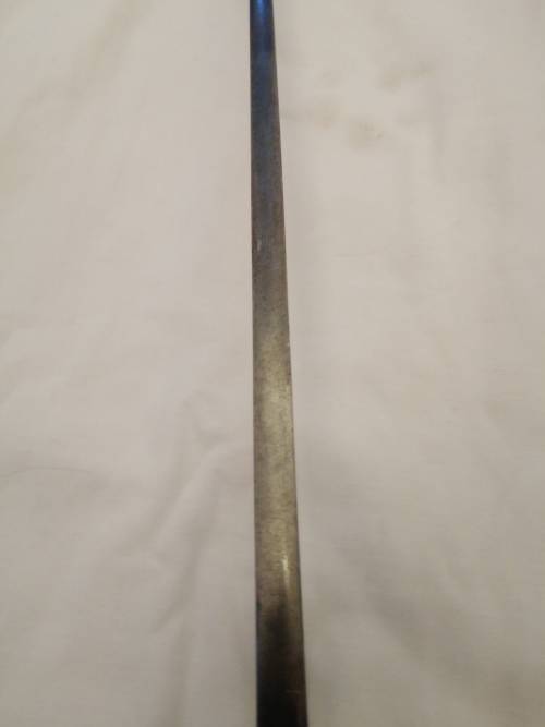 ### Reduced Yataghan Sword Bayonet without Scabbard in excellent condition, not much wear at all ###