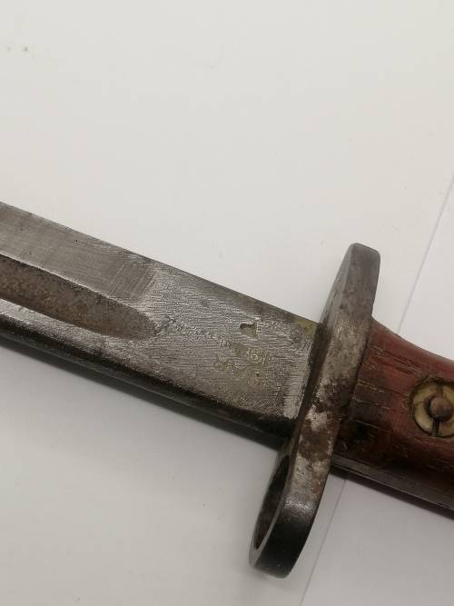 ### 1941 SAR P Bayonet With Scabbard###