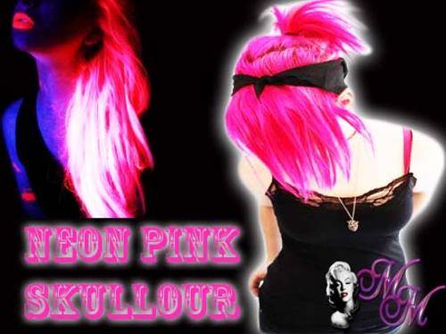 !!Neon Pink Skullour hair dye 100ml!!~!!