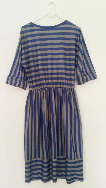 Striped Batwing Dress - Size 12
