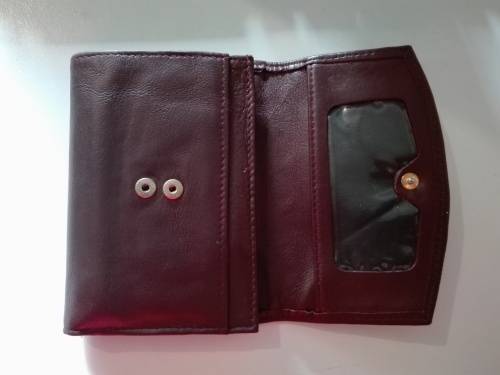 Busby Men Wallet -Maroon - leather wallet