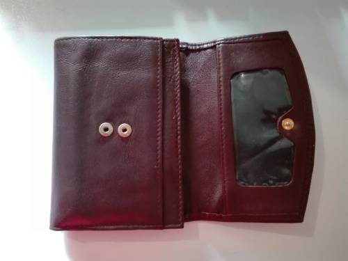 Busby Men Wallet -Maroon - leather wallet