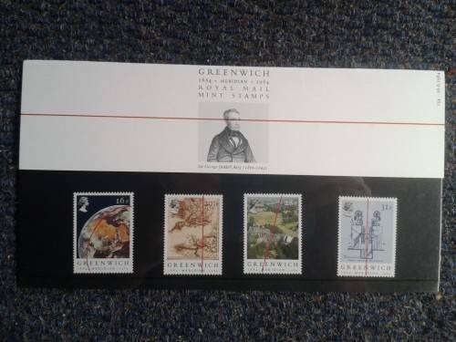 Greenwich 1884 Meridian - 1984 Royal Mail Presentation Pack