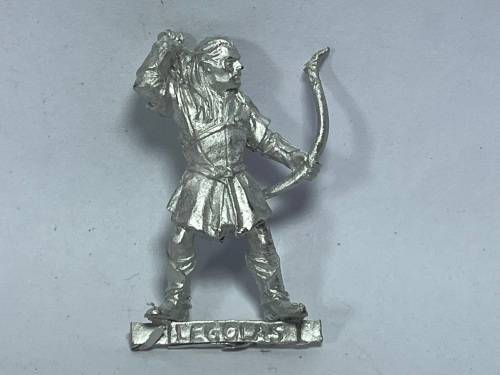 LOTR Lord of the Rings Unpainted Mini Metal Figurine: Legolas