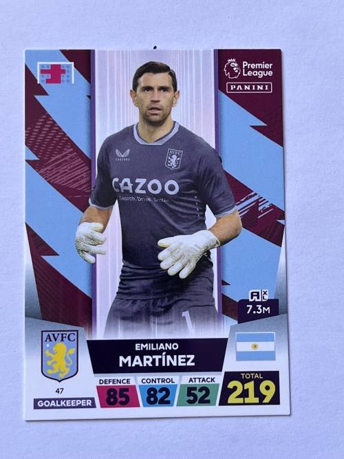 Panini Premier League Adrenalyn XL 2023 Soccer Card 47 Emiliano Martinez