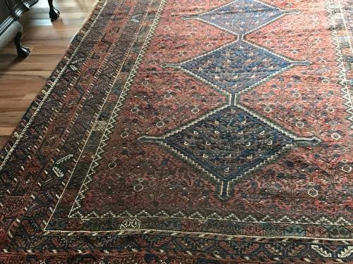 WOW a big Kelim Dark Warm Colors 3.3/2.3 meter