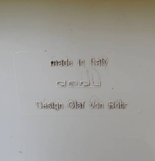 Olaf Von Bohr for Gedy Box Stool Storage Unit - Italian Designer