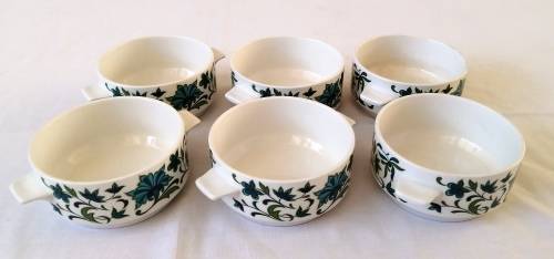 Midwinter Soup Cup/bowl in Spanish Garden Pattern