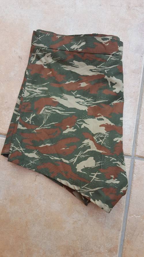 CUSTOM BUILD copy of US Navy SEALs UDT swim trunks - SWAPOL COIN (Koevoet) camo -  size 38