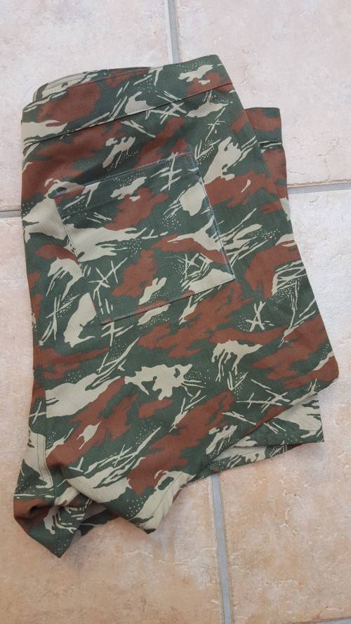 CUSTOM BUILD copy of US Navy SEALs UDT swim trunks - SWAPOL COIN (Koevoet) camo -  size 38