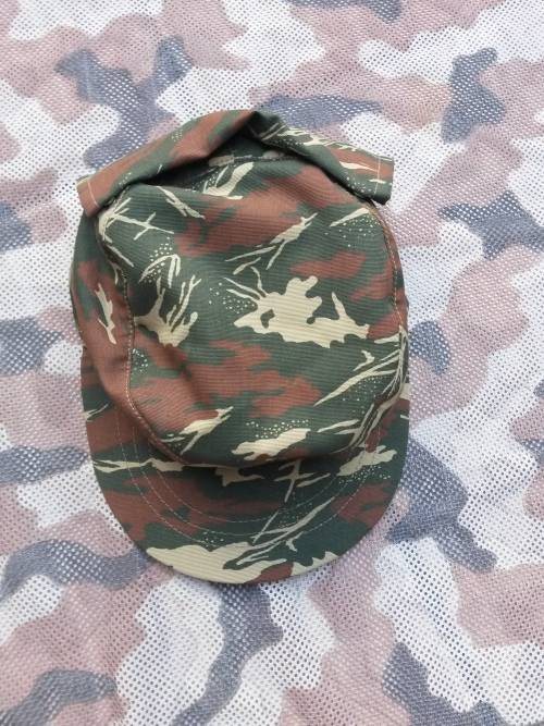 REPRODUCTION: SWA Police camo cloth - flap-cap - SWAPOL COIN Koevoet camo (dayglo inside) - size 58