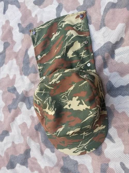 REPRODUCTION: SWA Police camo cloth - flap-cap - SWAPOL COIN Koevoet camo (dayglo inside) - size 58