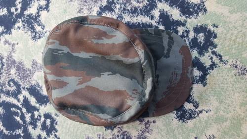 REPRO new-build FAPLA grey lizard (Recce copy camo cloth) patt Cuban style soft-brim cap - size 60