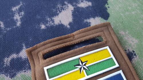 SADF era original worn WeenenKlipRivier Commando tupper nutria flash "browns" nutria (field-dress)