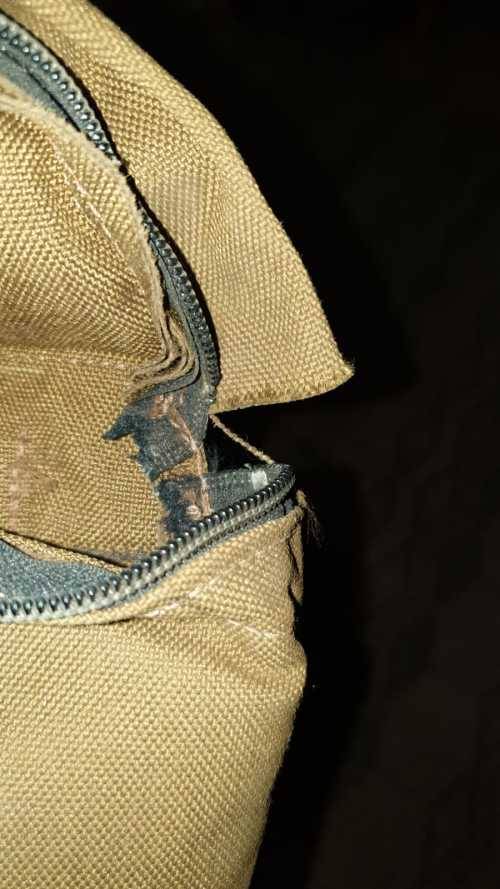 SADF era patt 83 nutria CORDURA NVG night vision padded carry-pouch - near mint intact