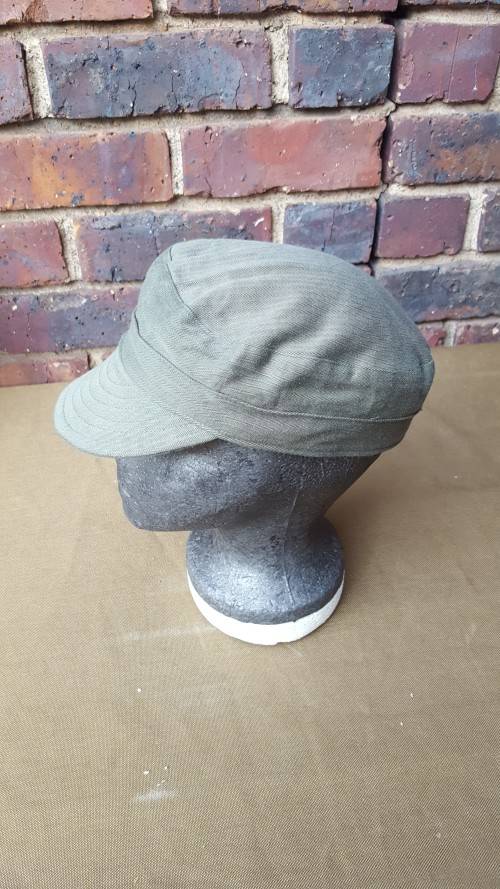 Original SA SF Recce copy camo mint unused Cuban "Fidel" cap in Olive green HBT - medium size