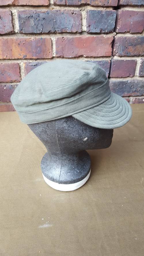 Original SA SF Recce copy camo mint unused Cuban "Fidel" cap in Olive green HBT - medium size