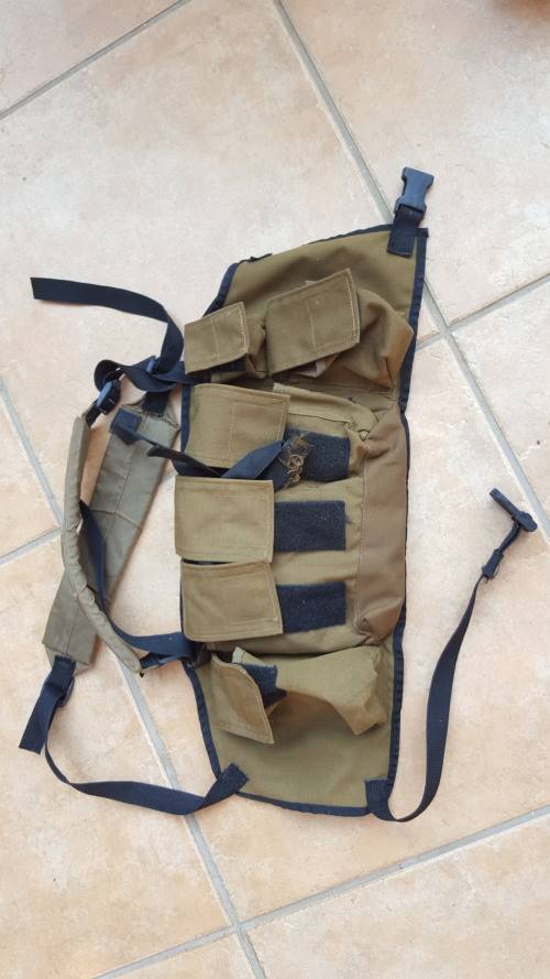 SADF era nutria patt 83 chest webbing - good used clean condition - no damage or holes