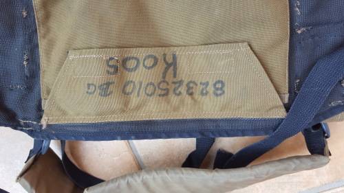 SADF era nutria patt 83 chest webbing - good used clean condition - no damage or holes