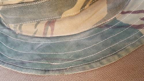 original Rhod camo bush-hat in great used condition minimal fading & size 57 (no stains/ no damage)