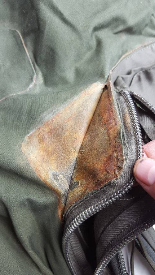 scarce & rarely seen original SADF era SAAF pilots & aircrew olive green drysuit rubber cuffs good