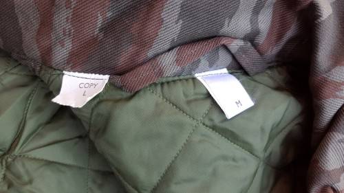 new unused SADF era recce copy camo type "L" FAPLA lizard camo padded & quilted bush-jacket Med size