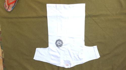 original white medium size Rhodesian Service Corps tee-shirt in very good & clean condition