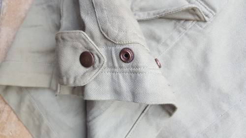 used condition original modern era SA Army para beige XL training/ hangar jump smock (no damage)