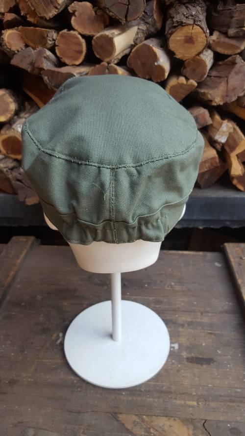 custom sewn REPRO olive green canvas cap - UNITA/ Terr/ Frelimo style (Freddy Greens) size 57/58/59