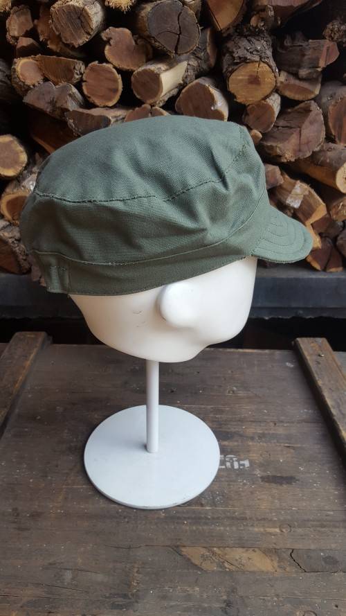 custom sewn REPRO olive green canvas cap - UNITA/ Terr/ Frelimo style (Freddy Greens) size 57/58/59