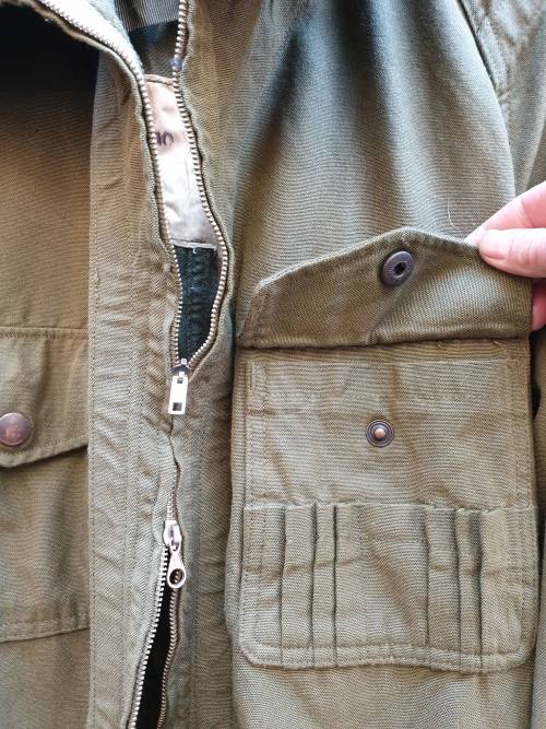 early bushwar era SADF issue olive green AFV crew-man`s fire-resistant one-piece overall size small