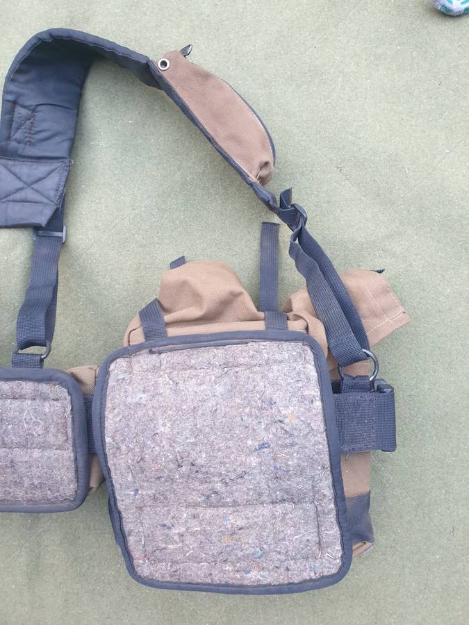 original SADF era Para Battalion issue Bateleur 90 (Backpacker made) belt kit in good used condition