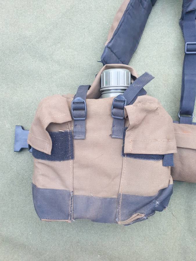 original SADF era Para Battalion issue Bateleur 90 (Backpacker made) belt kit in good used condition