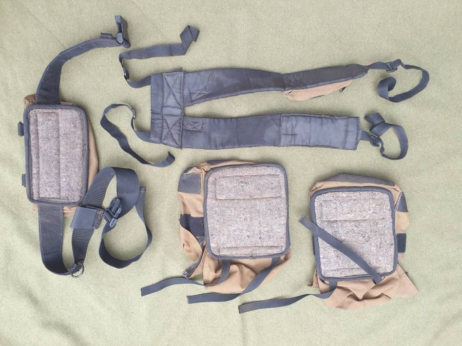 original SADF era Para Battalion issue Bateleur 90 (Backpacker made) belt kit in good used condition