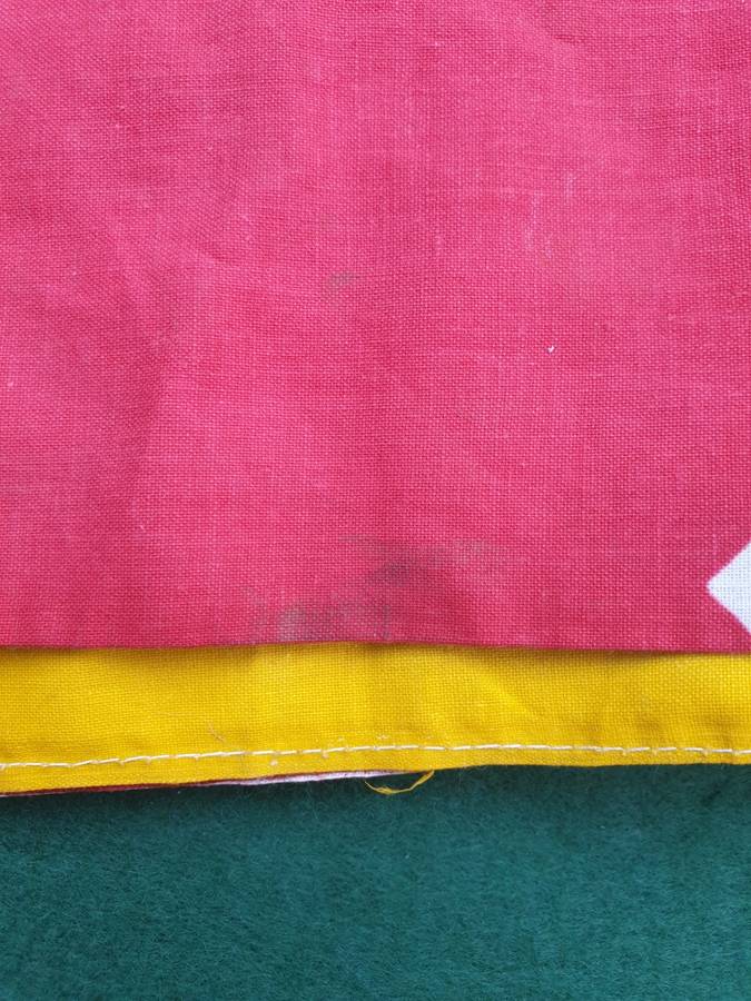 100% original SWA/ Angola period FNLA small battle flag - collected drect from SADF vet of Op Savanh